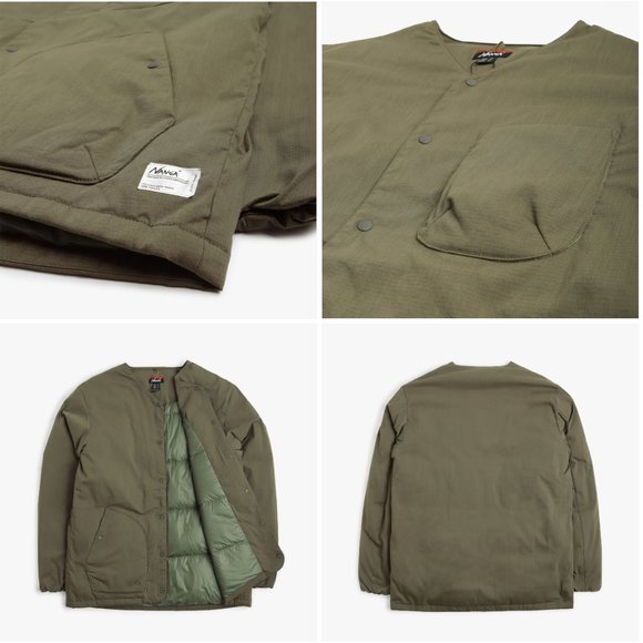 Nanga Takibi Ripstop Inner Down Cardigan - Picture 3 of 7